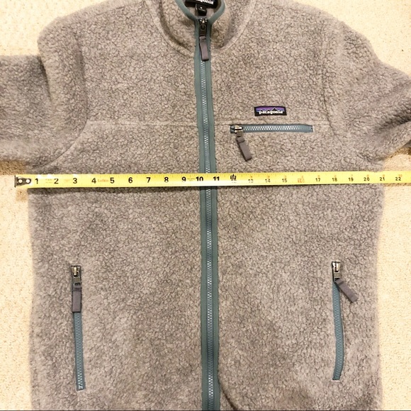 Patagonia Women's Retro Pile Fleece Jacket Salt Gray Medium - Picture 11 of 11
